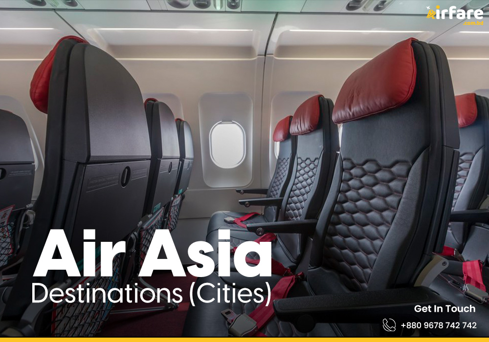 AirAsia Destinations (Cities)